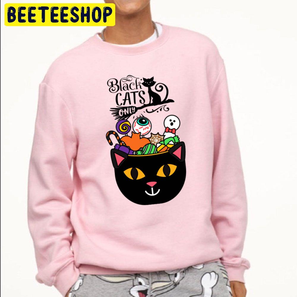 Halloween Food Black Cat Unisex Sweatshirt Halloween Food Black Cat Unisex Sweatshirt