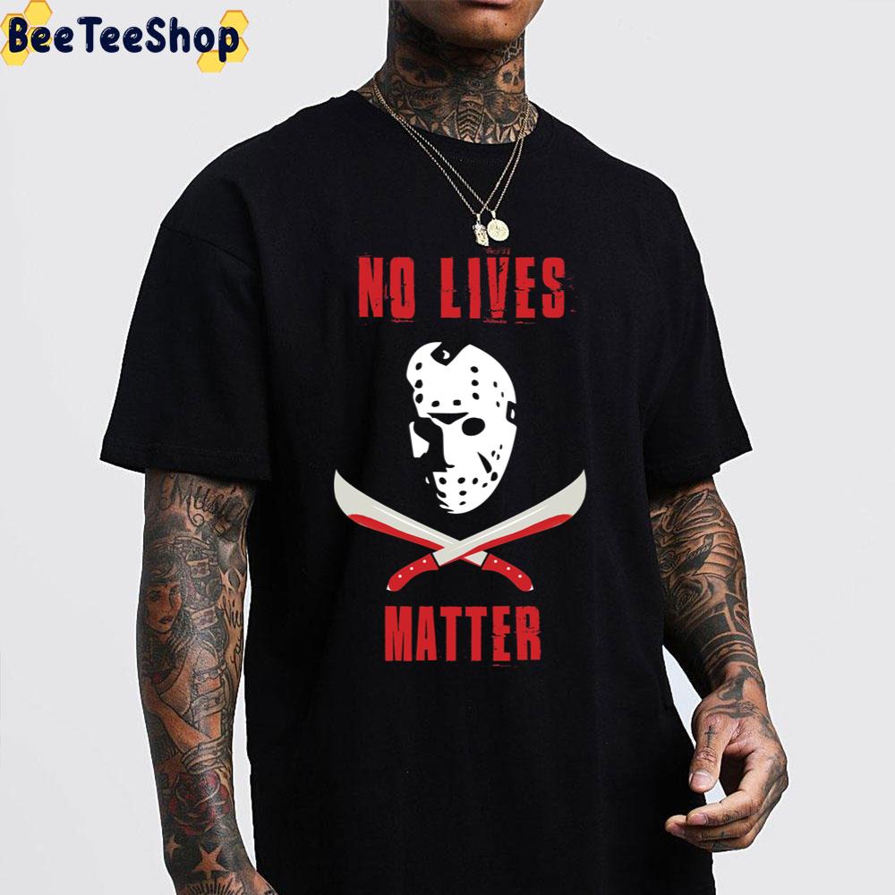 Halloween Jason Mask No Lives Matter Trending Unisex Sweatshirt Halloween Jason Mask No Lives Matter Trending Unisex Sweatshirt