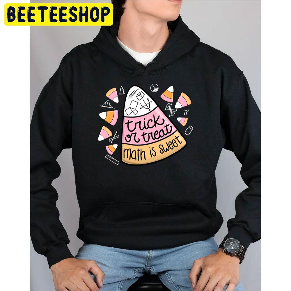Halloween Math Design With Candy Corn Unisex Hoodie Halloween Math Design With Candy Corn Unisex Hoodie