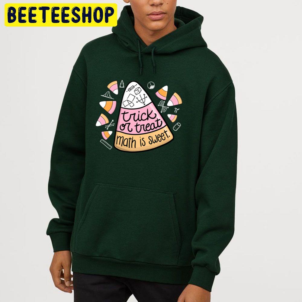 Halloween Math Design With Candy Corn Unisex Hoodie Halloween Math Design With Candy Corn Unisex Hoodie