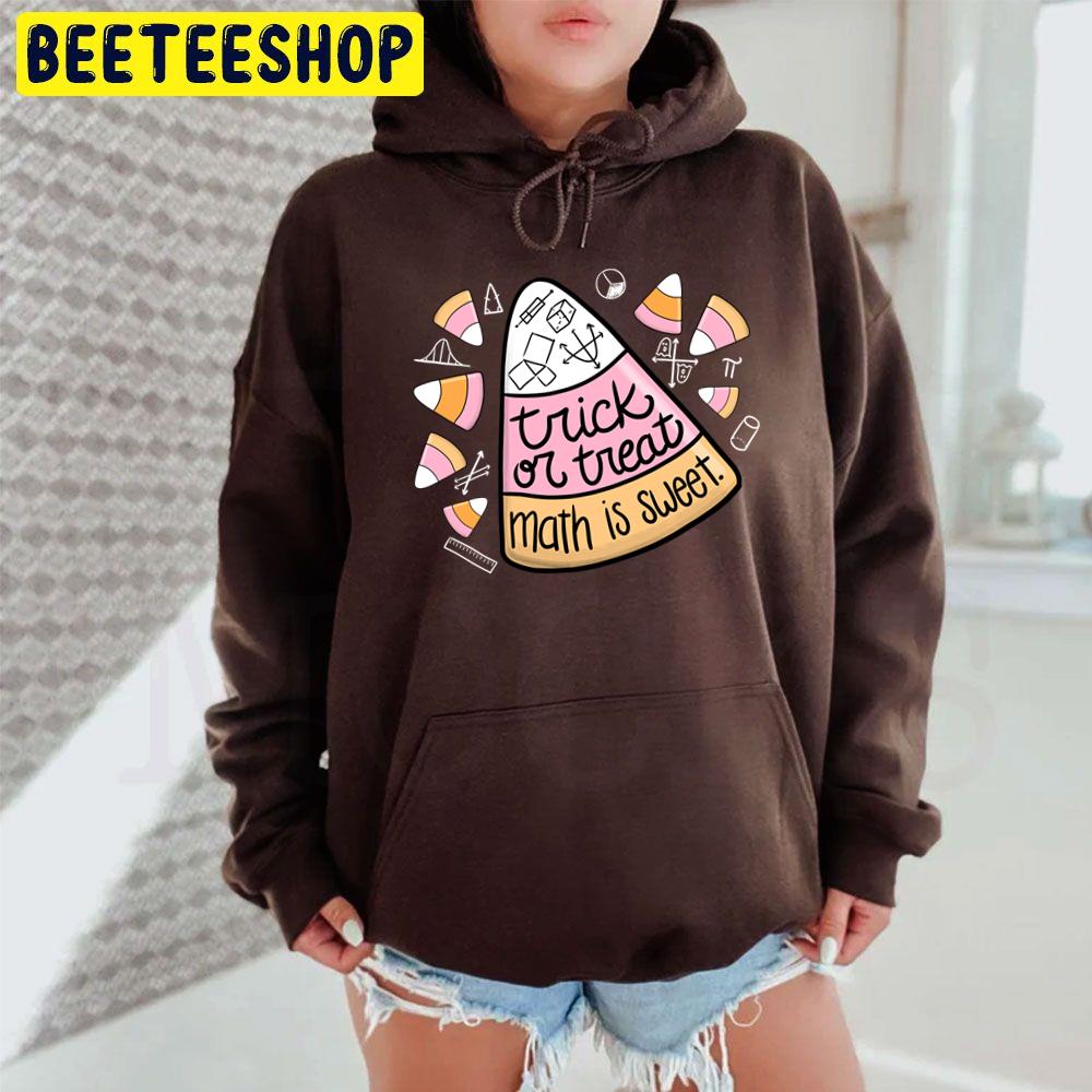 Halloween Math Design With Candy Corn Unisex Hoodie Halloween Math Design With Candy Corn Unisex Hoodie