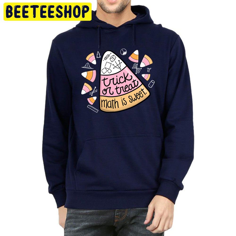 Halloween Math Design With Candy Corn Unisex Hoodie Halloween Math Design With Candy Corn Unisex Hoodie