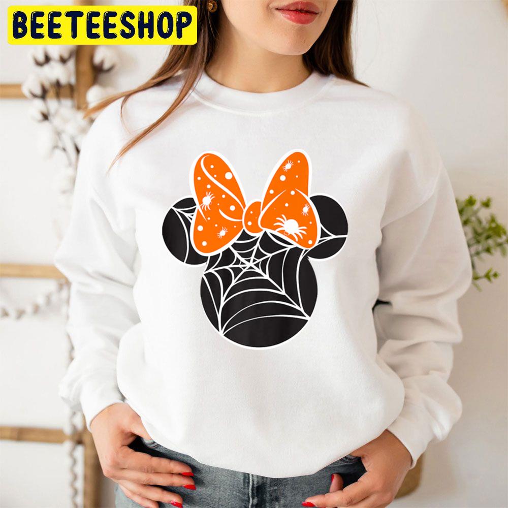 Halloween Minnie Spider Web Logo Trending Unisex Sweatshirt Halloween Minnie Spider Web Logo Trending Unisex Sweatshirt