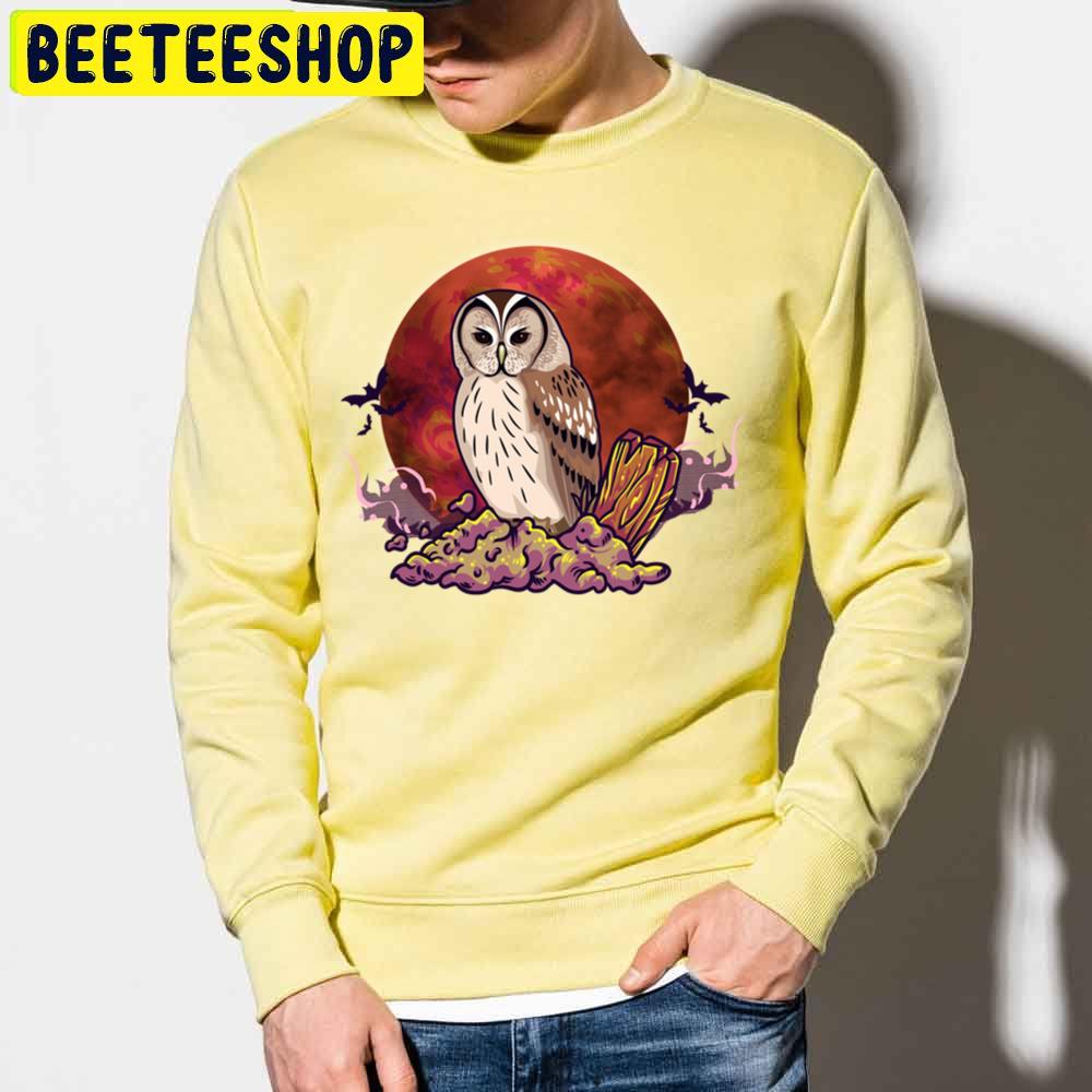 Halloween Owl Vintage Trending Unisex Sweatshirt Halloween Owl Vintage Trending Unisex Sweatshirt