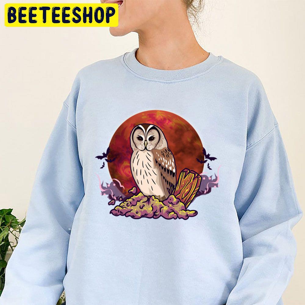 Halloween Owl Vintage Trending Unisex Sweatshirt Halloween Owl Vintage Trending Unisex Sweatshirt