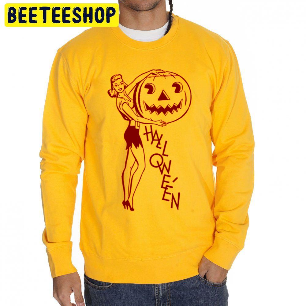 Halloween Pin Up Unisex Sweatshirt Halloween Pin Up Unisex Sweatshirt