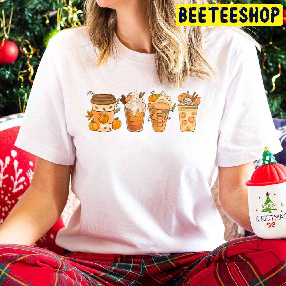 Halloween Pumpkin Latte Drink Cup Trending Unisex Hoodie Halloween Pumpkin Latte Drink Cup Trending Unisex Hoodie
