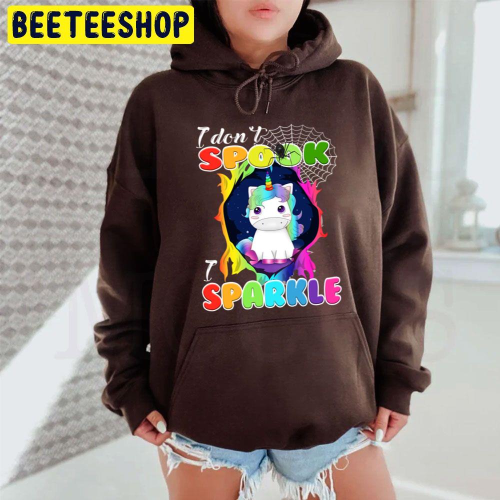 Halloween Unicorn I Don't Spook I Sparkle Unisex Hoodie Halloween Unicorn I Don't Spook I Sparkle Unisex Hoodie