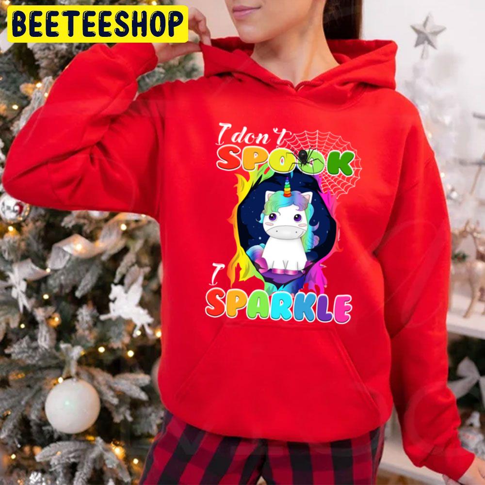 Halloween Unicorn I Don't Spook I Sparkle Unisex Hoodie Halloween Unicorn I Don't Spook I Sparkle Unisex Hoodie