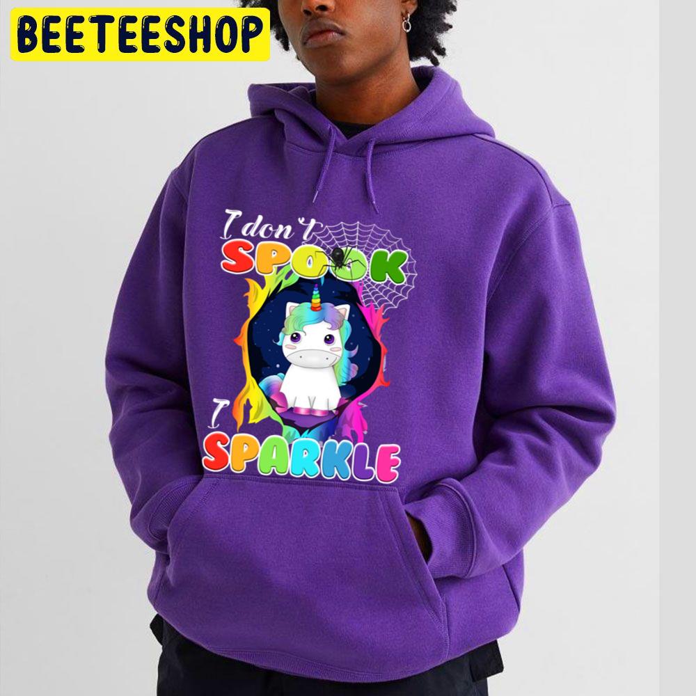 Halloween Unicorn I Don't Spook I Sparkle Unisex Hoodie Halloween Unicorn I Don't Spook I Sparkle Unisex Hoodie