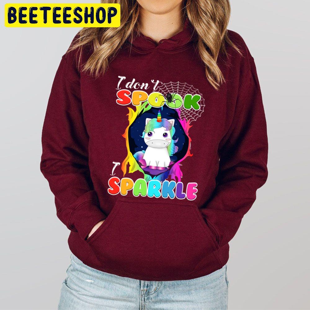Halloween Unicorn I Don't Spook I Sparkle Unisex Hoodie Halloween Unicorn I Don't Spook I Sparkle Unisex Hoodie