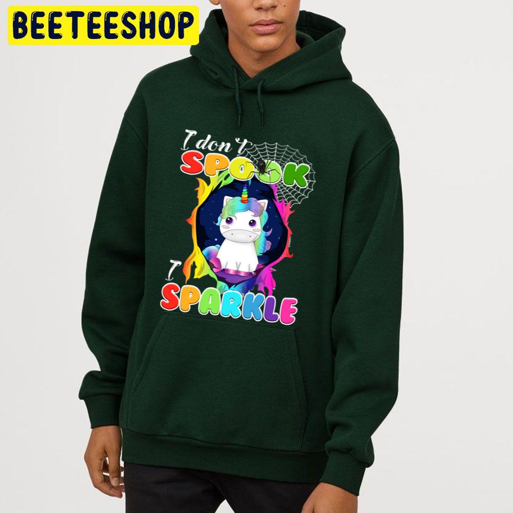 Halloween Unicorn I Don't Spook I Sparkle Unisex Hoodie Halloween Unicorn I Don't Spook I Sparkle Unisex Hoodie