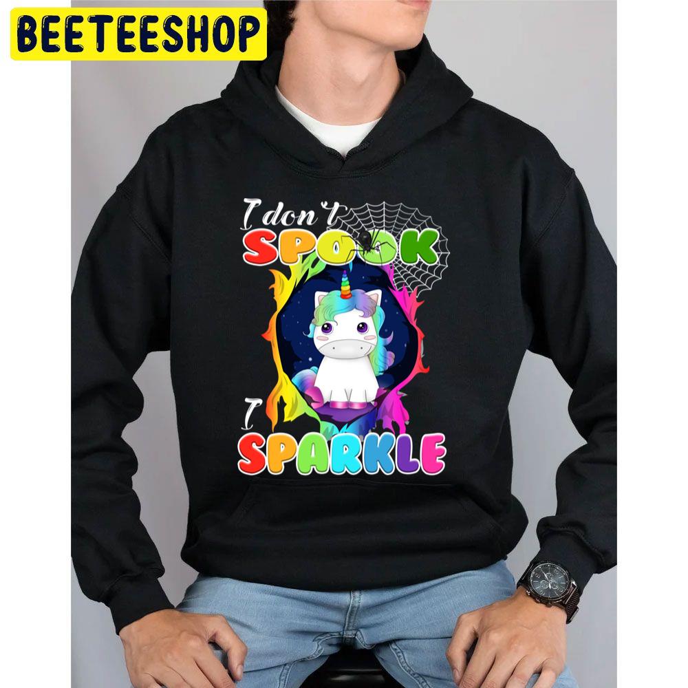Halloween Unicorn I Don't Spook I Sparkle Unisex Hoodie Halloween Unicorn I Don't Spook I Sparkle Unisex Hoodie