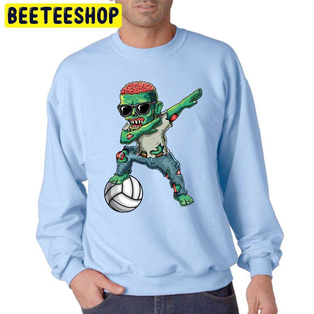 Halloween Volleyball Zombie Unisex Sweatshirt Halloween Volleyball Zombie Unisex Sweatshirt