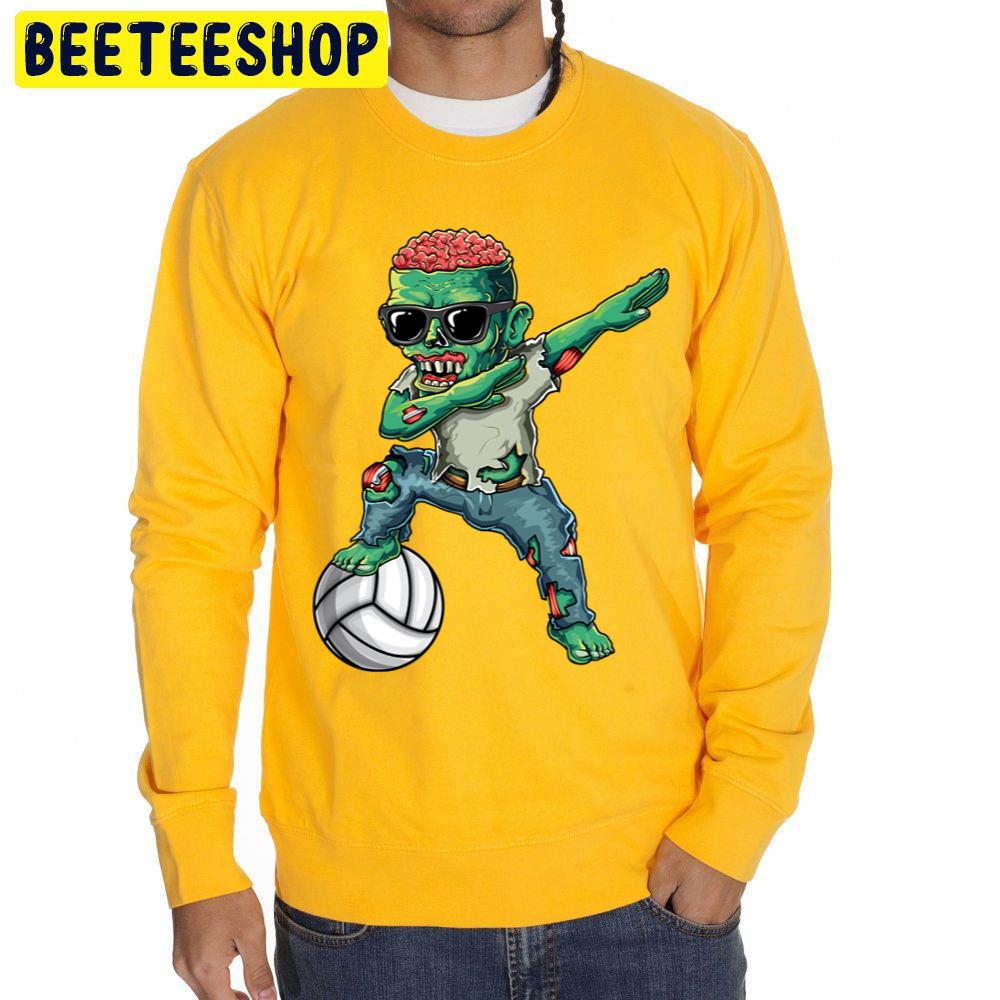 Halloween Volleyball Zombie Unisex Sweatshirt Halloween Volleyball Zombie Unisex Sweatshirt