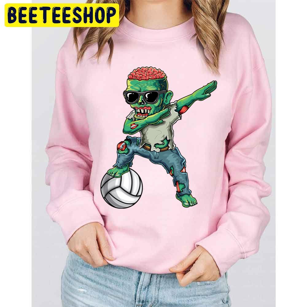 Halloween Volleyball Zombie Unisex Sweatshirt Halloween Volleyball Zombie Unisex Sweatshirt