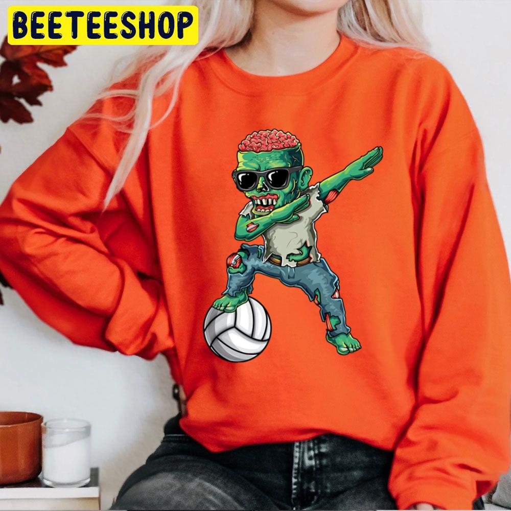 Halloween Volleyball Zombie Unisex Sweatshirt Halloween Volleyball Zombie Unisex Sweatshirt