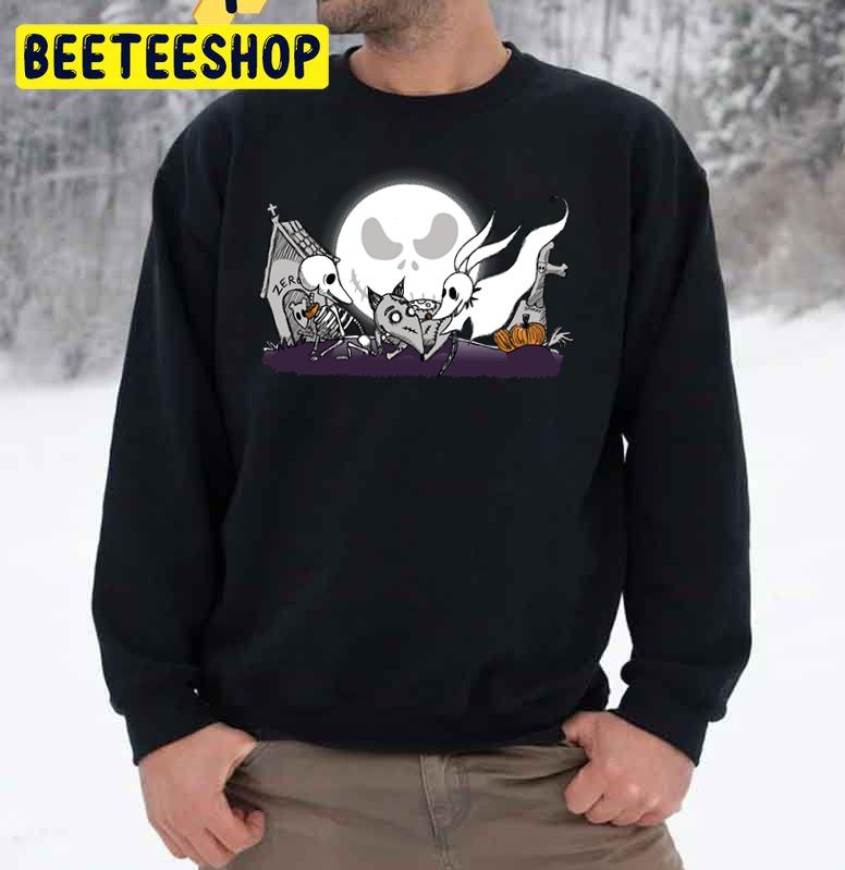 Halloween's Best Friends Night Mate Before Christmas Trending Unisex Sweatshirt Halloween's Best Friends Night Mate Before Christmas Trending Unisex Sweatshirt