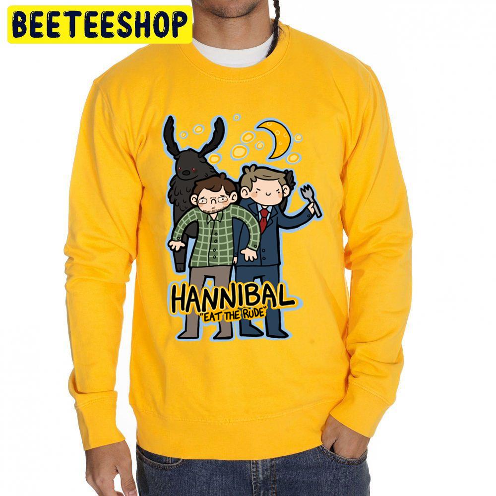 Hannibabies Eat The Rude Halloween Trending Unisex Sweatshirt Hannibabies Eat The Rude Halloween Trending Unisex Sweatshirt