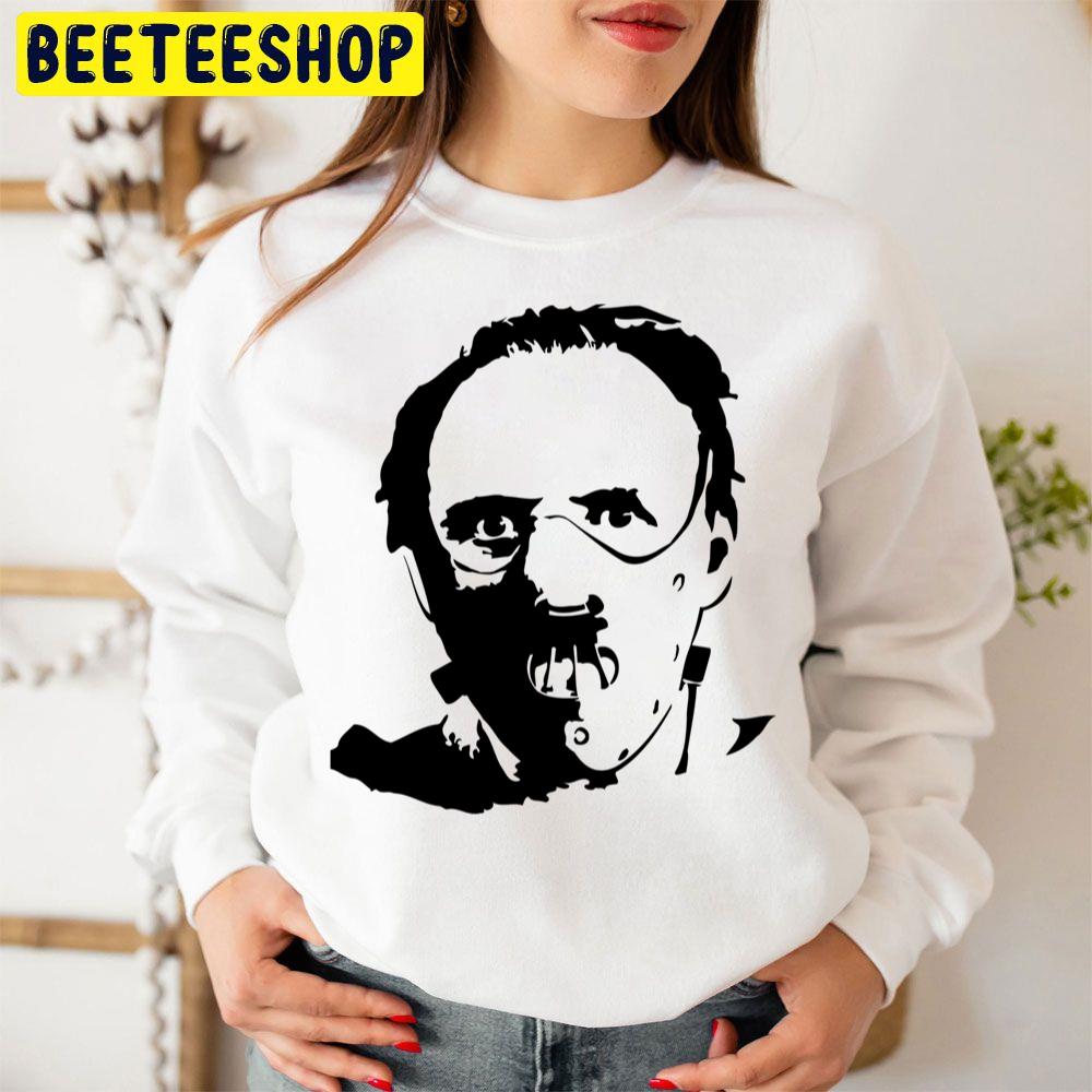 Hannibal Lecter Black Art Halloween Trending Unisex Sweatshirt Hannibal Lecter Black Art Halloween Trending Unisex Sweatshirt