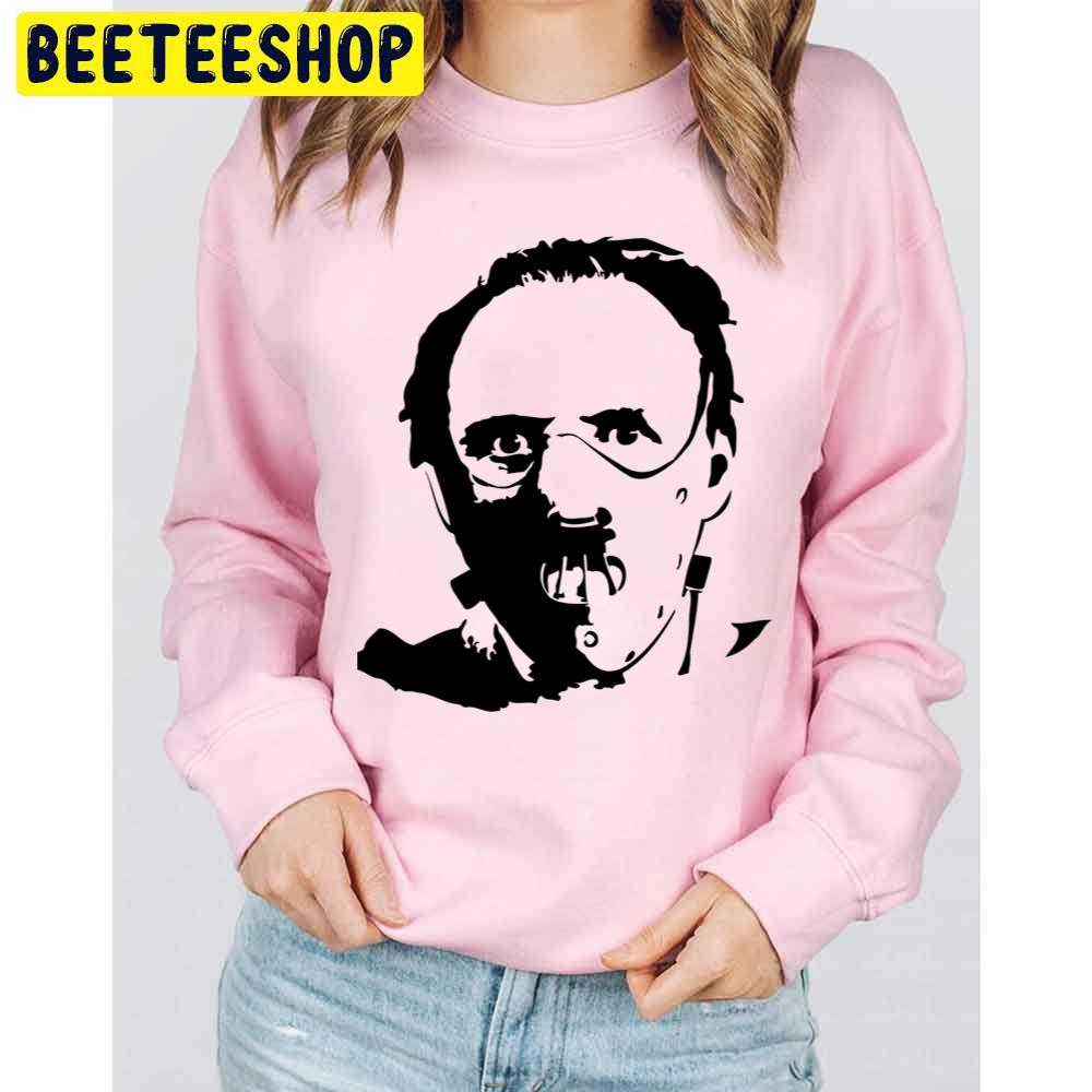 Hannibal Lecter Black Art Halloween Trending Unisex Sweatshirt Hannibal Lecter Black Art Halloween Trending Unisex Sweatshirt