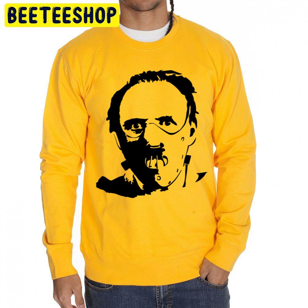 Hannibal Lecter Black Art Halloween Trending Unisex Sweatshirt Hannibal Lecter Black Art Halloween Trending Unisex Sweatshirt