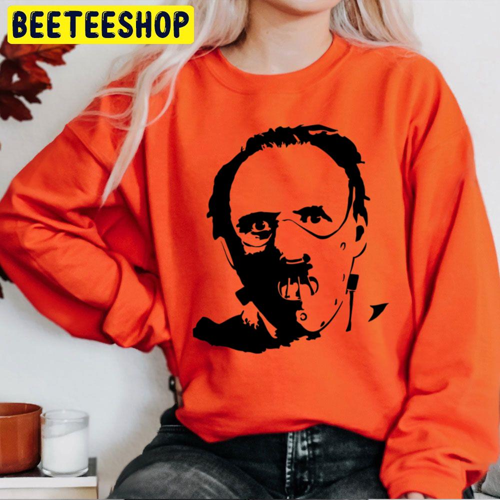 Hannibal Lecter Black Art Halloween Trending Unisex Sweatshirt Hannibal Lecter Black Art Halloween Trending Unisex Sweatshirt