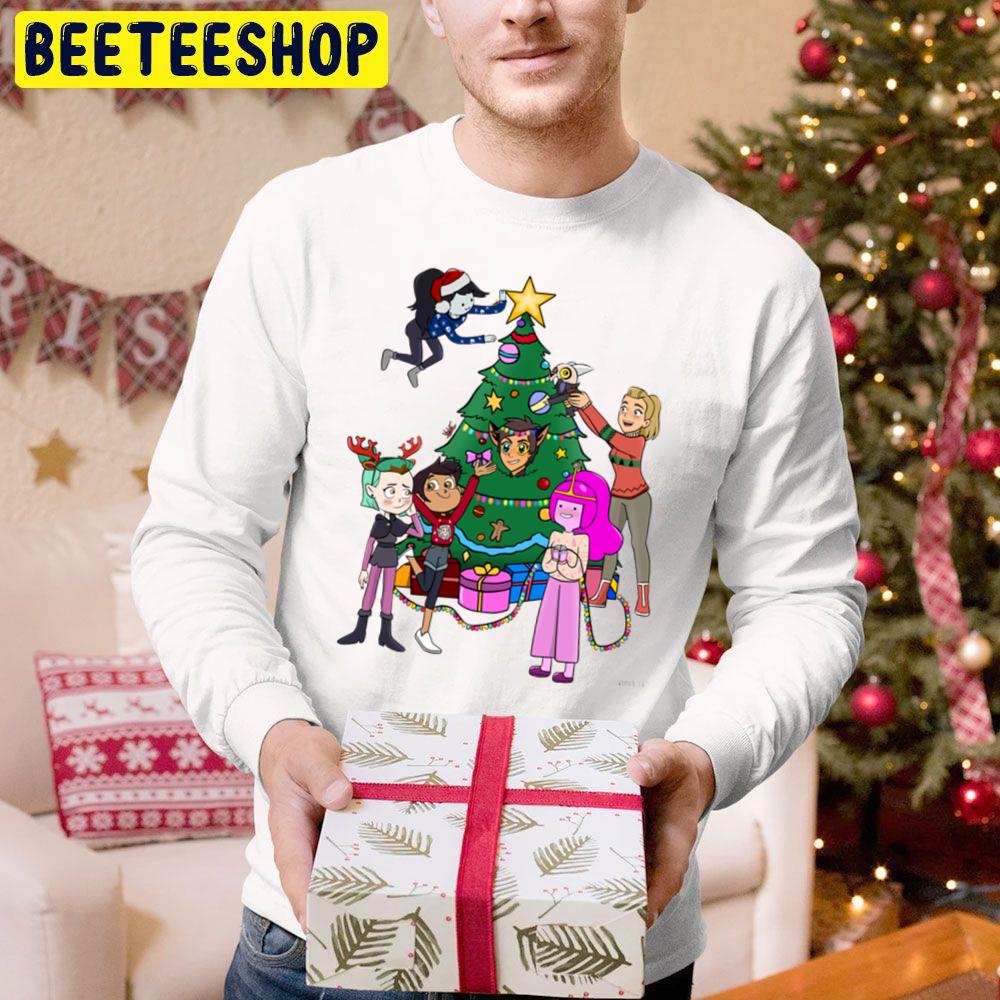 Happy Animated Christmas Trending Unisex Hoodie Happy Animated Christmas Trending Unisex Hoodie