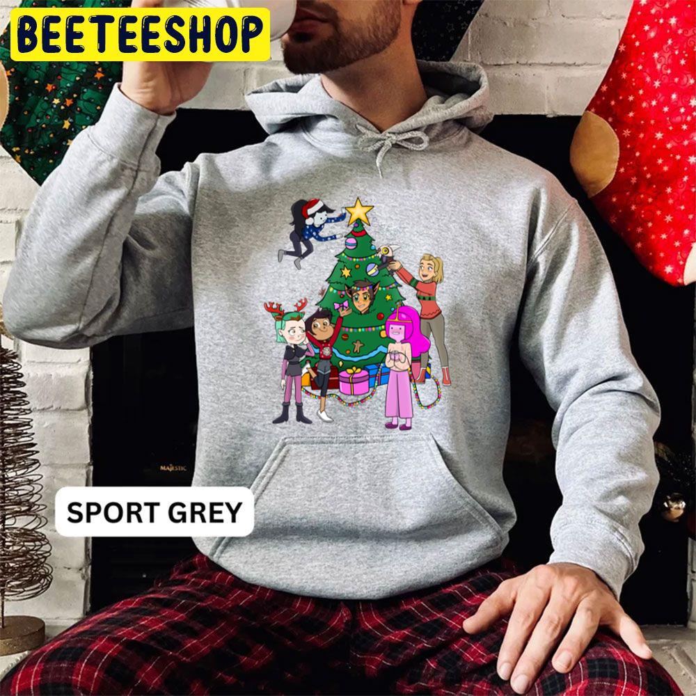 Happy Animated Christmas Trending Unisex Hoodie Happy Animated Christmas Trending Unisex Hoodie