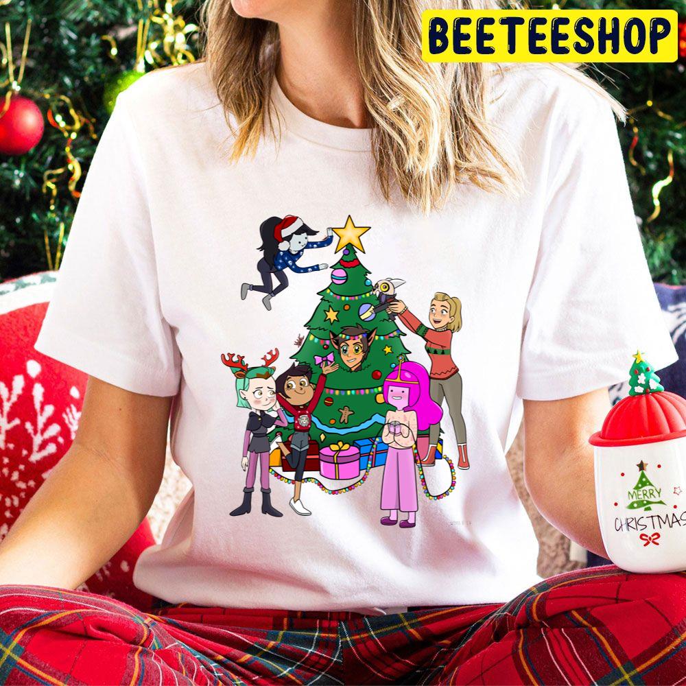 Happy Animated Christmas Trending Unisex Hoodie Happy Animated Christmas Trending Unisex Hoodie