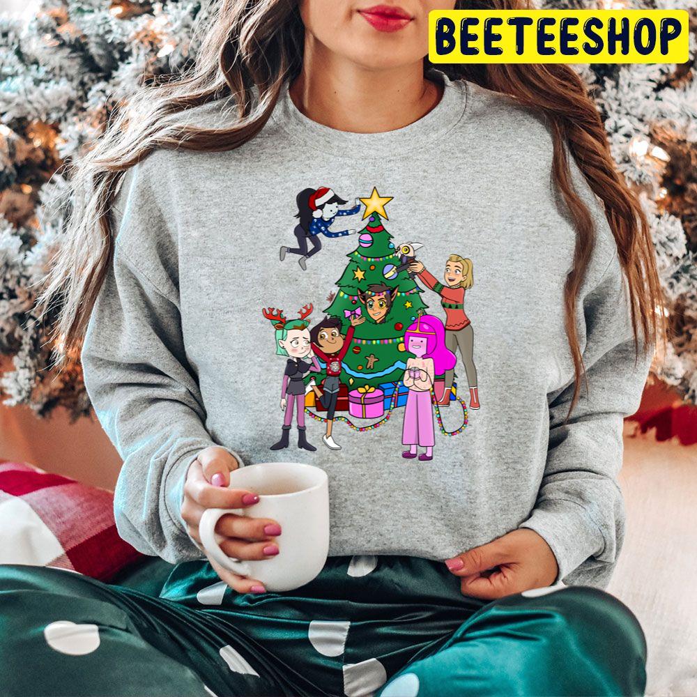 Happy Animated Christmas Trending Unisex Hoodie Happy Animated Christmas Trending Unisex Hoodie