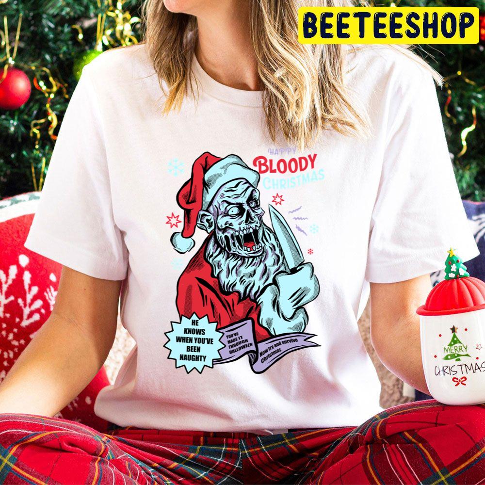 Happy Bloody Christmas Trending Unisex Hoodie Happy Bloody Christmas Trending Unisex Hoodie