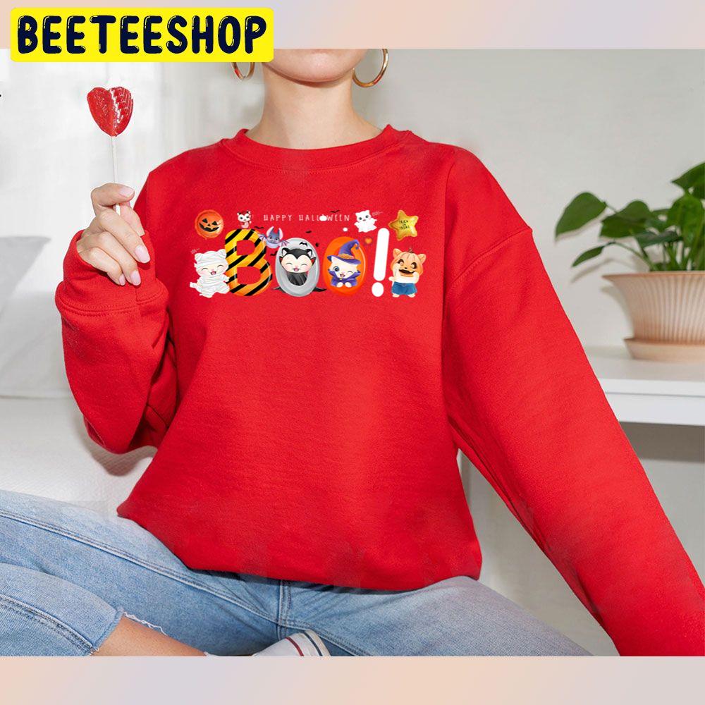 Happy Halloween Boo Cat Trending Unisex Sweatshirt Happy Halloween Boo Cat Trending Unisex Sweatshirt