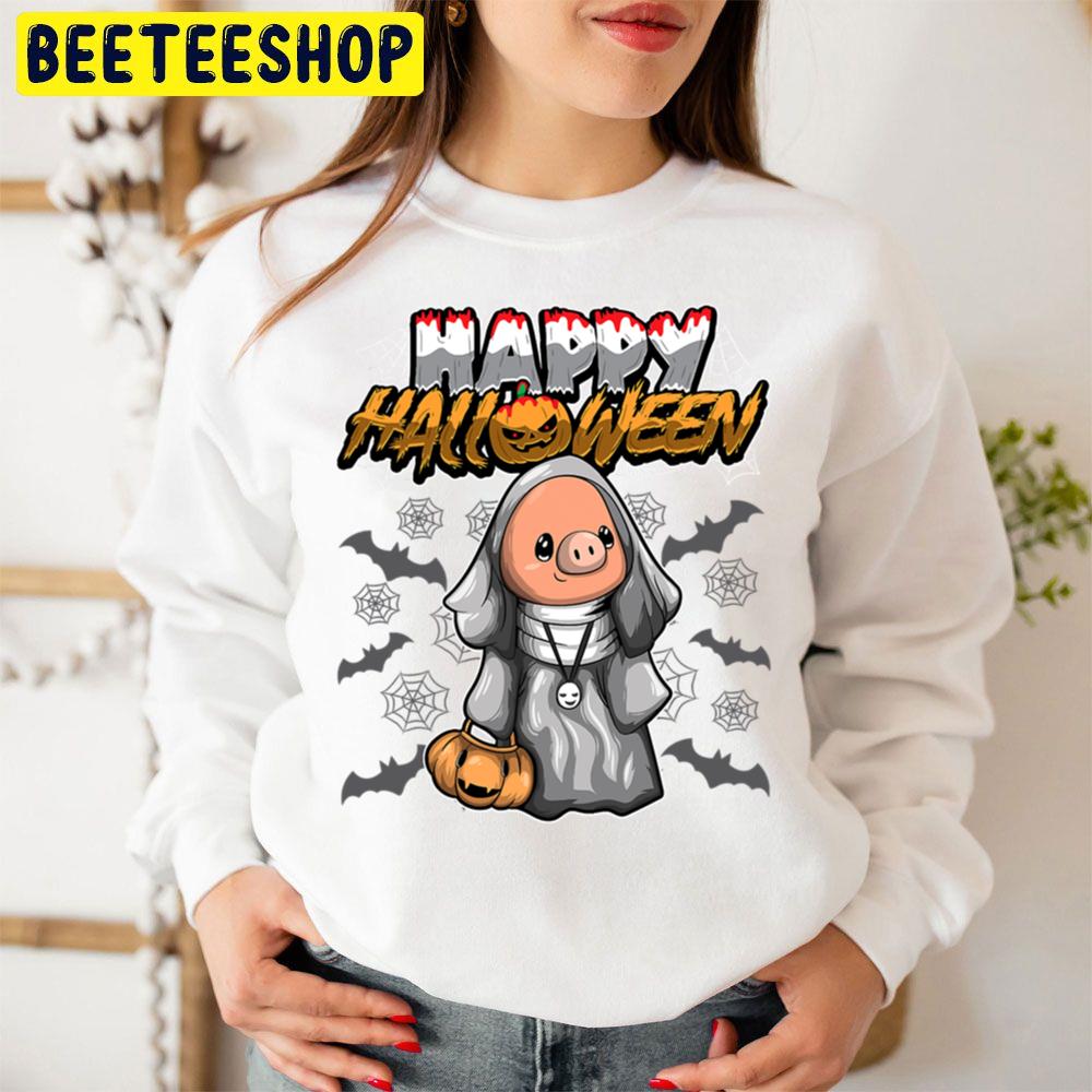 Happy Halloween Disguised Pig Piglet Unisex Sweatshirt Happy Halloween Disguised Pig Piglet Unisex Sweatshirt