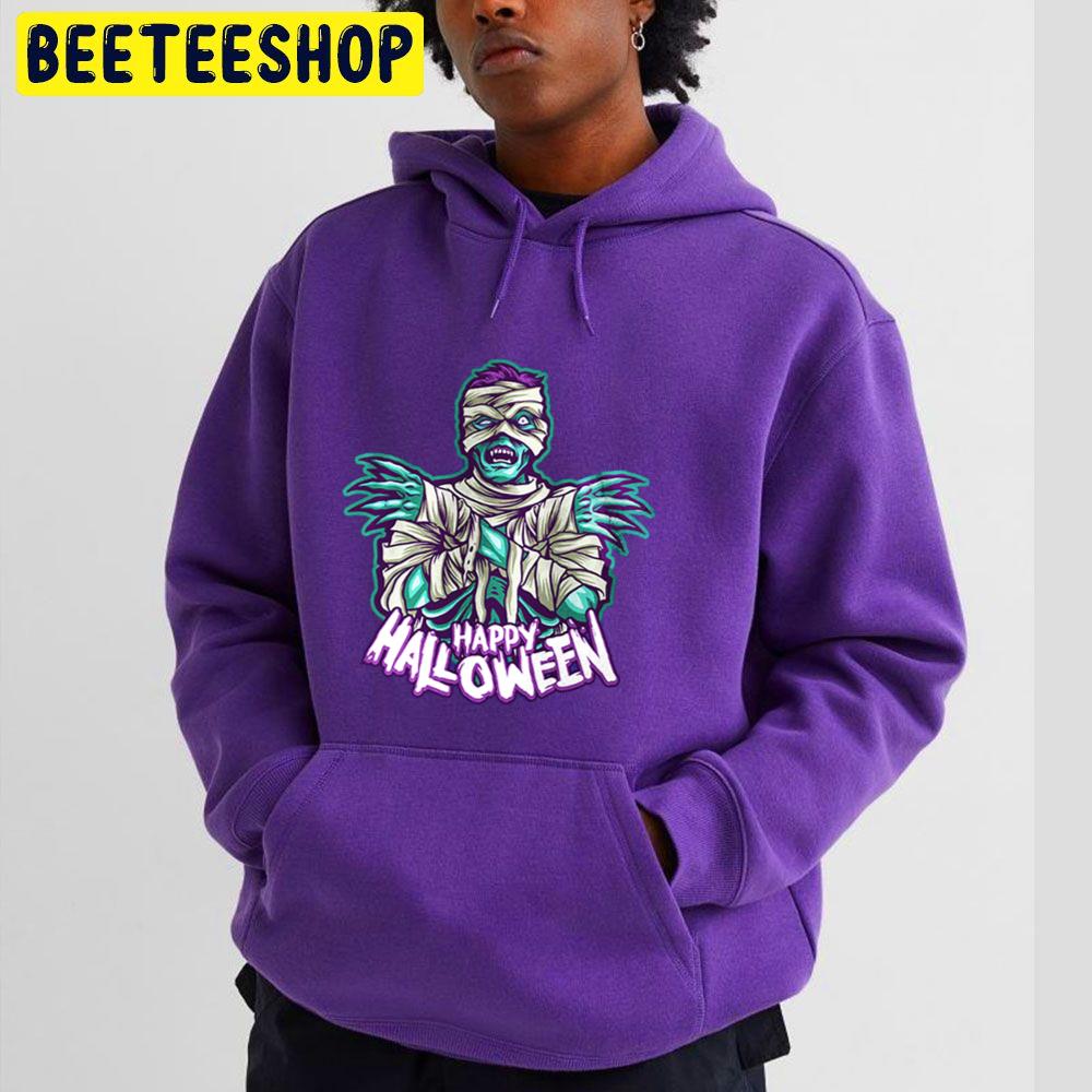 Happy Halloween Monster Zombie Unisex Hoodie Happy Halloween Monster Zombie Unisex Hoodie