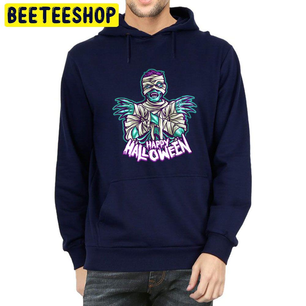 Happy Halloween Monster Zombie Unisex Hoodie Happy Halloween Monster Zombie Unisex Hoodie