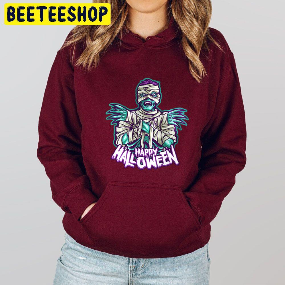 Happy Halloween Monster Zombie Unisex Hoodie Happy Halloween Monster Zombie Unisex Hoodie
