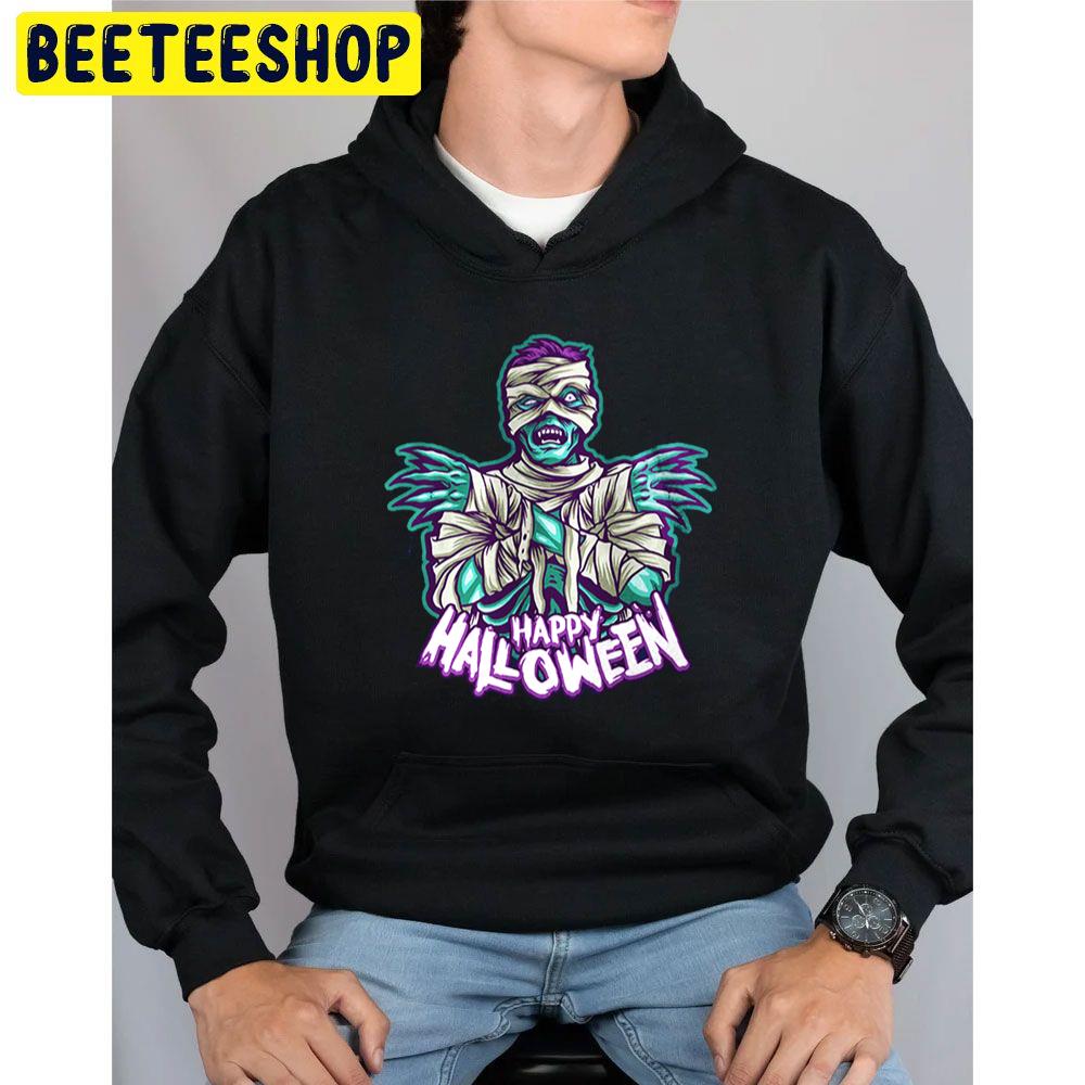Happy Halloween Monster Zombie Unisex Hoodie Happy Halloween Monster Zombie Unisex Hoodie