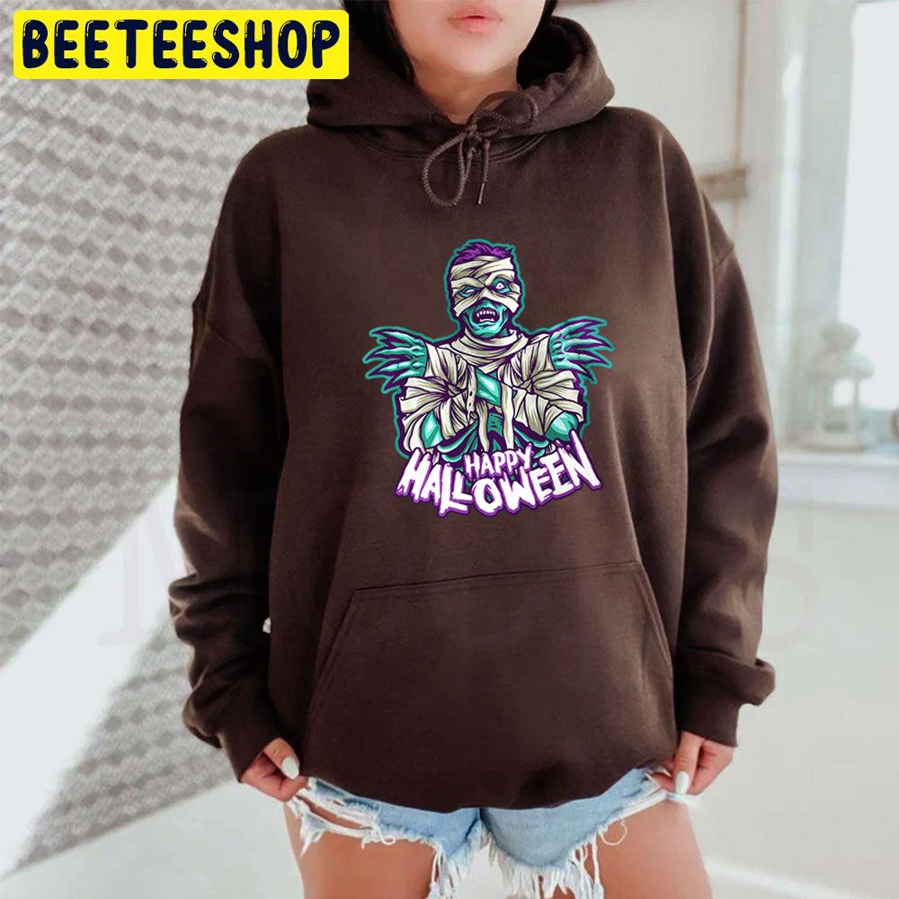 Happy Halloween Monster Zombie Unisex Hoodie Happy Halloween Monster Zombie Unisex Hoodie