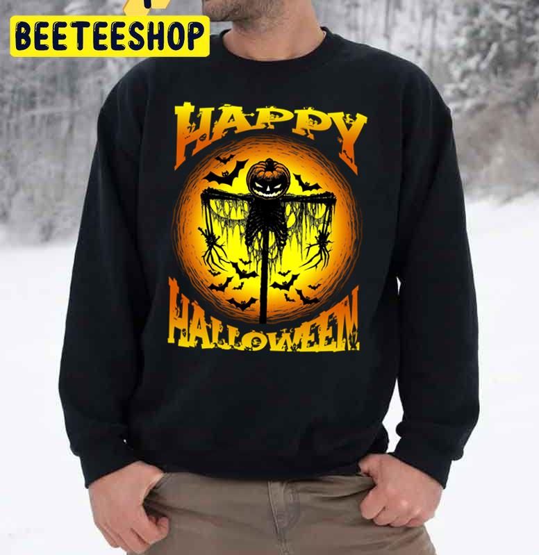 Happy Halloween Pumpkin Ghost Trending Unisex Sweatshirt Happy Halloween Pumpkin Ghost Trending Unisex Sweatshirt