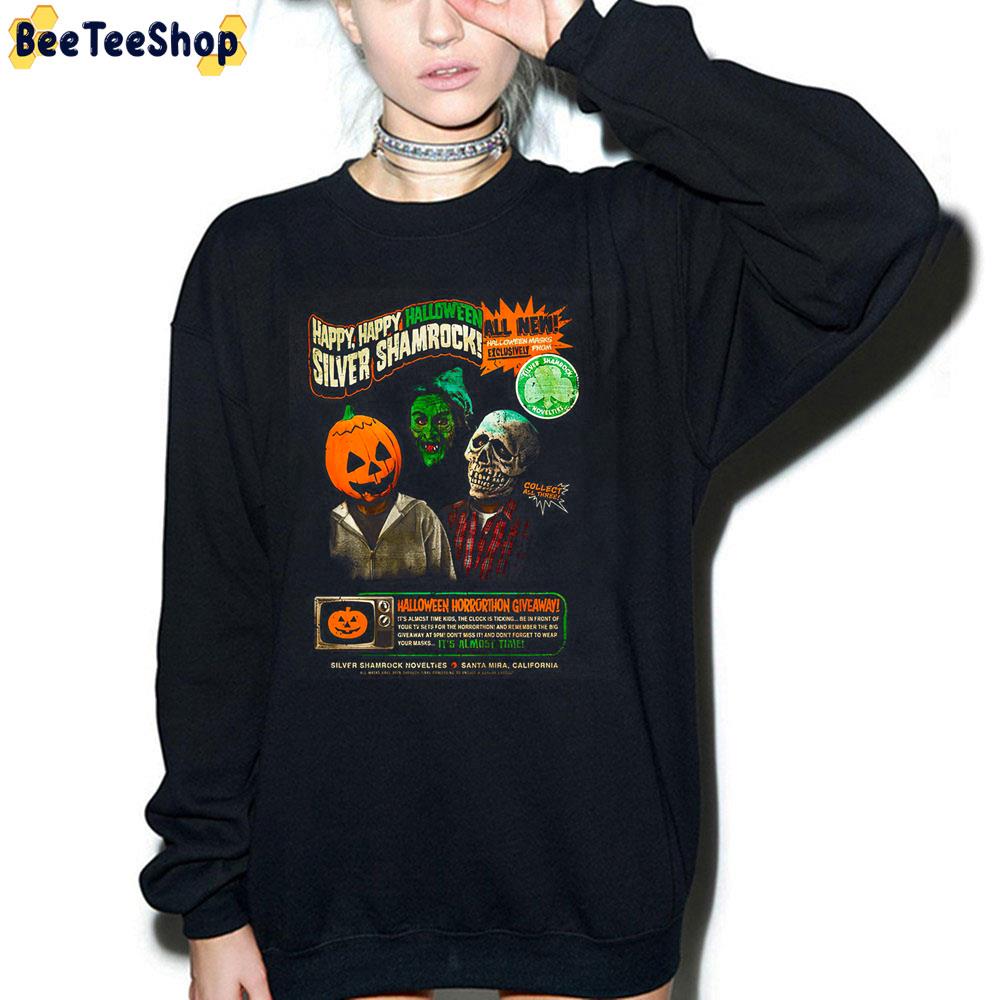 Happy Halloween Silver Shamrock Halloween 3 Season Of The Witch Trending Unisex Sweatshirt Happy Halloween Silver Shamrock Halloween 3 Season Of The Witch Trending Unisex Sweatshirt