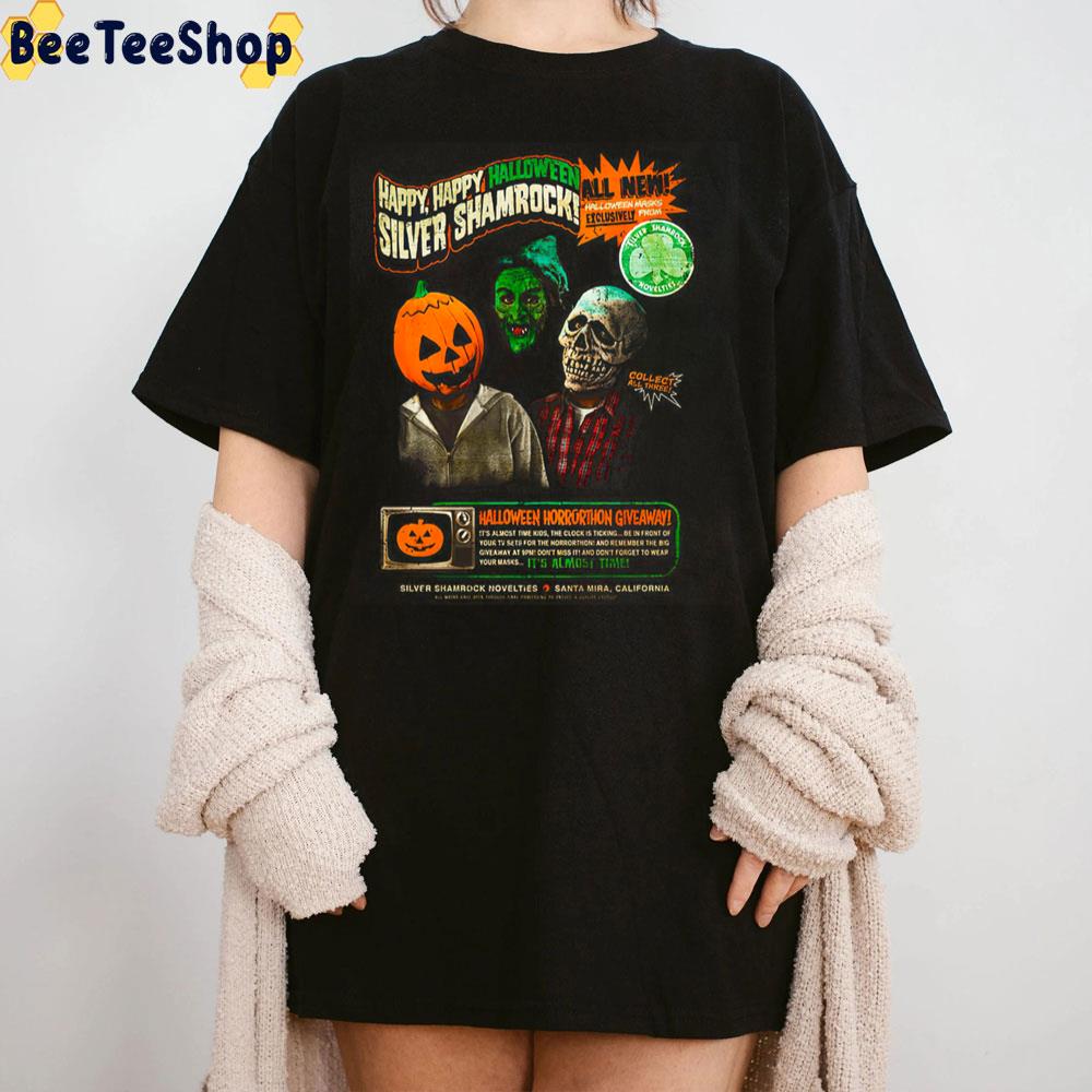 Happy Halloween Silver Shamrock Halloween 3 Season Of The Witch Trending Unisex Sweatshirt Happy Halloween Silver Shamrock Halloween 3 Season Of The Witch Trending Unisex Sweatshirt