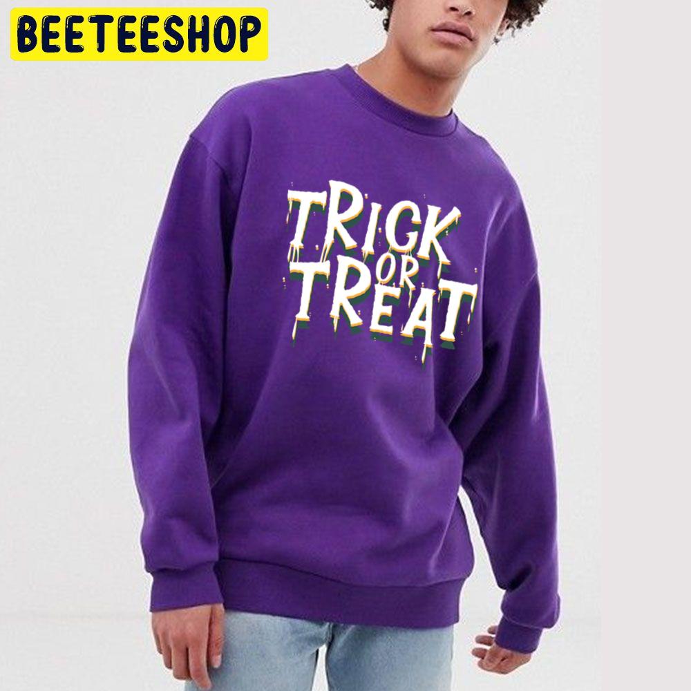 Happy Halloween Trick Or Treat Vintage Unisex Sweatshirt Happy Halloween Trick Or Treat Vintage Unisex Sweatshirt