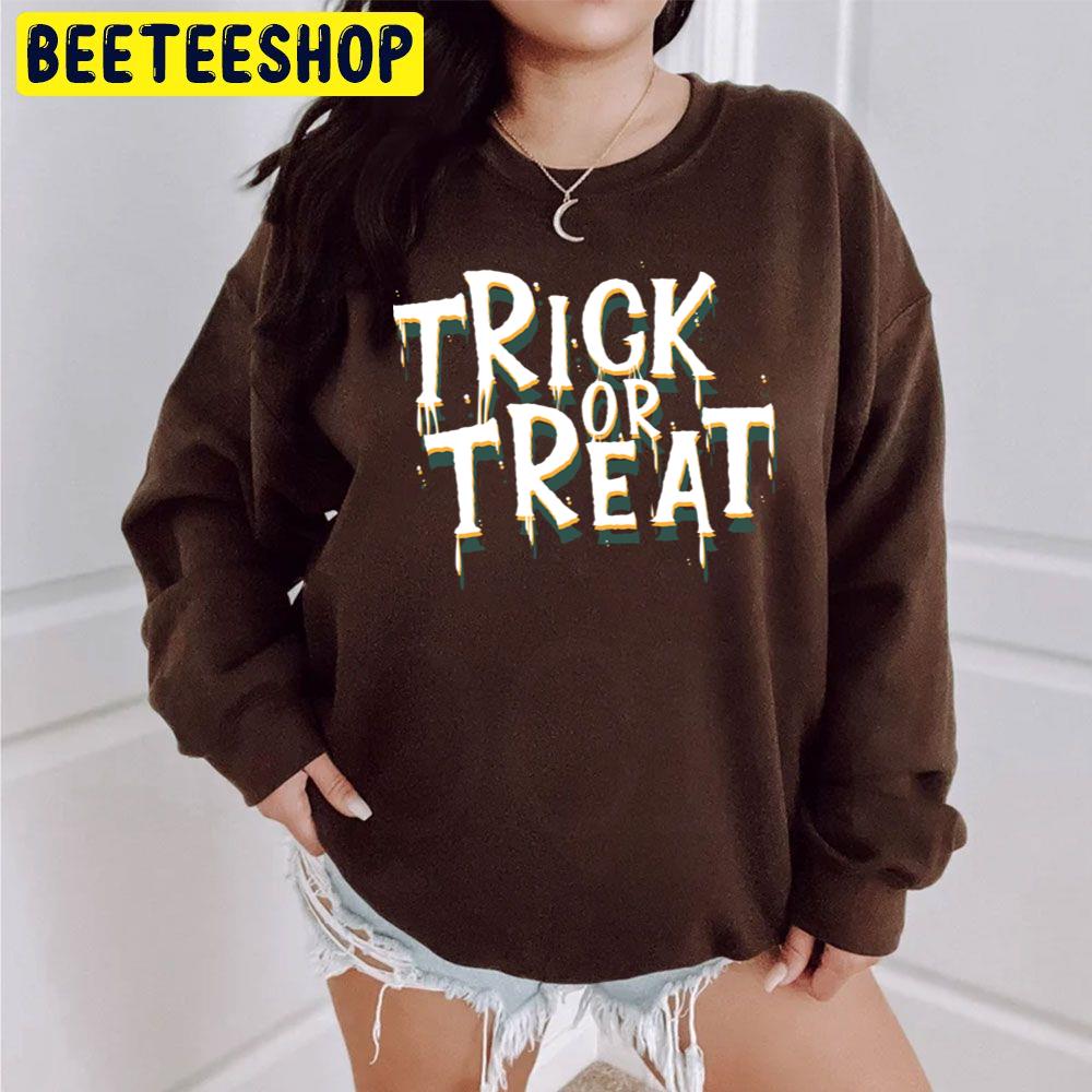 Happy Halloween Trick Or Treat Vintage Unisex Sweatshirt Happy Halloween Trick Or Treat Vintage Unisex Sweatshirt