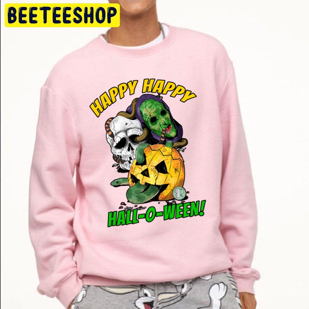Happy Happy Hall-O-Ween Trending Unisex Sweatshirt Happy Happy Hall-O-Ween Trending Unisex Sweatshirt
