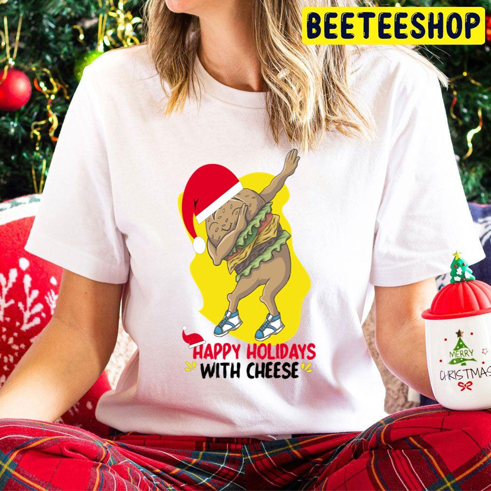 Happy Holidays With Burger Trending Unisex Hoodie Happy Holidays With Burger Trending Unisex Hoodie
