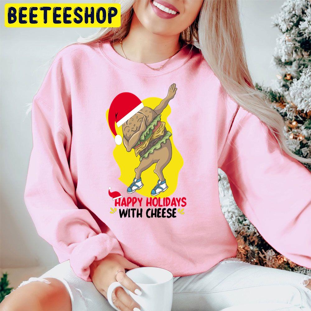 Happy Holidays With Burger Trending Unisex Hoodie Happy Holidays With Burger Trending Unisex Hoodie