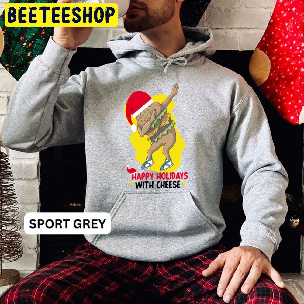 Happy Holidays With Burger Trending Unisex Hoodie Happy Holidays With Burger Trending Unisex Hoodie