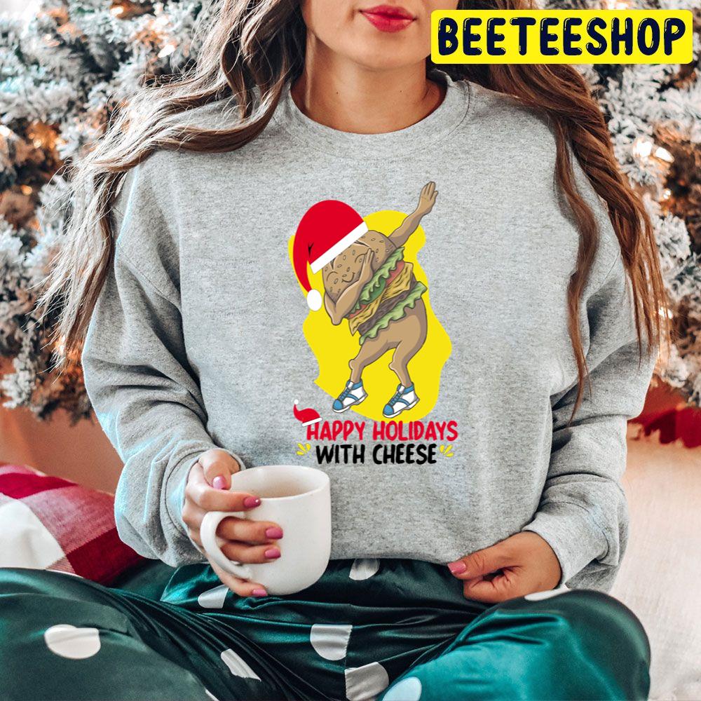 Happy Holidays With Burger Trending Unisex Hoodie Happy Holidays With Burger Trending Unisex Hoodie