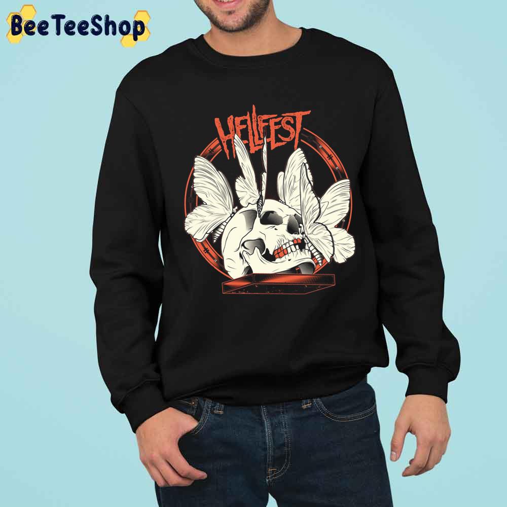 Hellfest Skull Art Halloween Unisex Sweatshirt Hellfest Skull Art Halloween Unisex Sweatshirt
